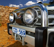 Дуга полированная для бамперов ARB Sahara на Toyota LC 100