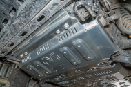   Защита Falcon радиатора, картера, РК, КПП для TANK 500 2022-2024 (бензин), алюминиевая, 8 мм