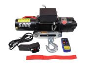 Лебедка электрическая 12V Pro&Top 6000lbs (кевлар, радиопульт)