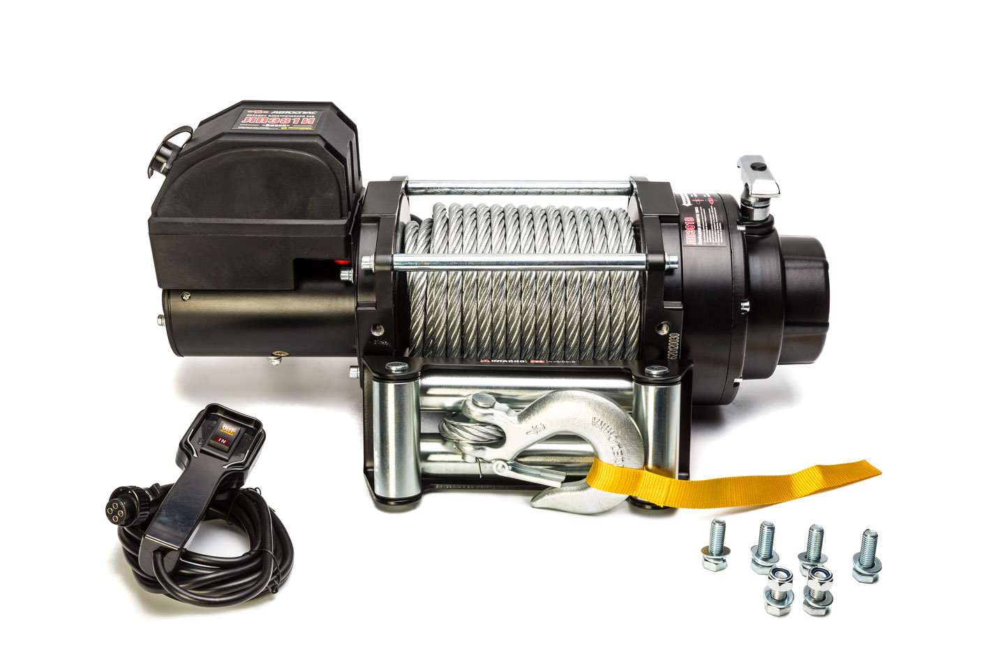 Лебедка электрическая 12V Electric Winch 12000 lbs/5443 кг (влагозащищенная)