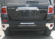  Накладка на задний бампер Toyota Highlander II U40 2007-2010