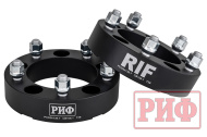  Проставки колесные РИФ 5x139.7, центр. отв. 108 мм, толщ. 30 мм, 14x1.5 (2 шт.) черные