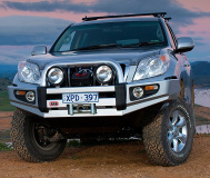   Бампер ARB Sahara с дугой для Toyota Land Cruiser Prado 150 2009-2014 парктроник