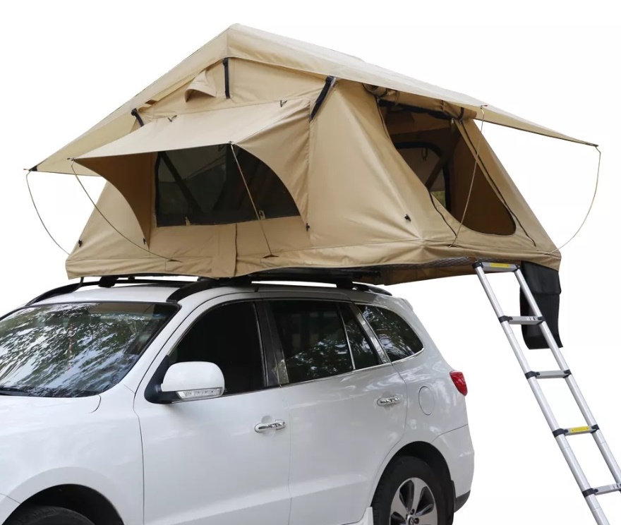 Палатка на крышу автомобиля без козырька 1400х2400 мм
